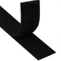 Rzep samoprzylepny czarny 5m x 2,5cm Ruhhy 24237