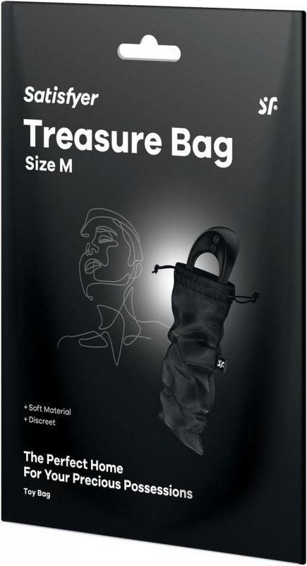 Satisfyer Treasure Bag M Black Satisfyer Treasure Bag M Black