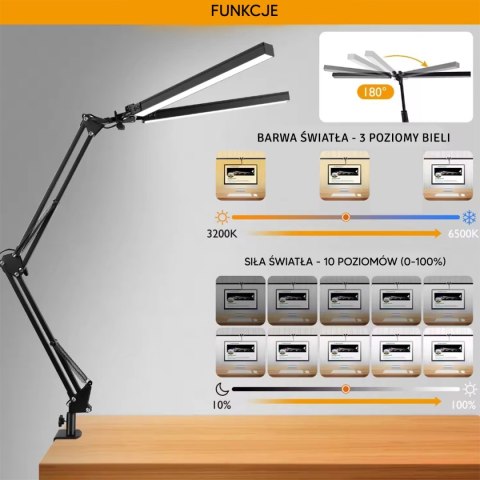 ZD136 Lampka biurkowa led 24w ZD136 Lampka biurkowa led 24w