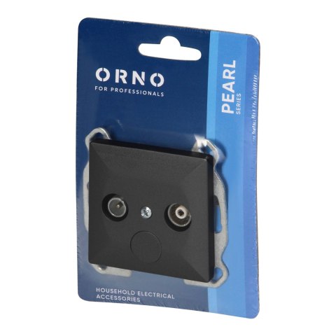 Gniazdo abonenckie "RTV" Pearl, 1,5dbt, GAP-P/K, czarny Gniazdo abonenckie "RTV" Pearl, 1,5dbt, GAP-P/K, czarny