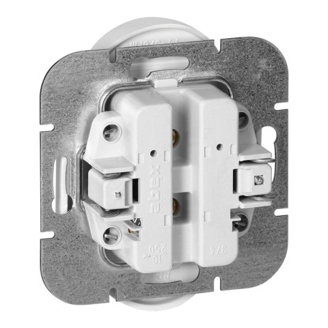 Gniazdo podwójne p/t 2x2P+Z Pearl, 16A, 250V, PT-6 PR, biały Gniazdo podwójne p/t 2x2P+Z Pearl, 16A, 250V, PT-6 PR, biały
