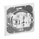 Gniazdo pojedyncze p/t 2P+Z Luna, 16A, 250V, PT-16L, srebrny Gniazdo pojedyncze p/t 2P+Z Luna, 16A, 250V, PT-16L, srebrny