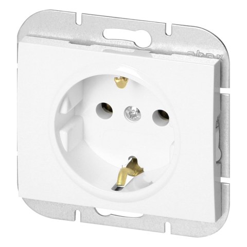 Gniazdo pojedyncze p/t 2P+Z Schuko Onyx, 16A, 250V, PT-17O, biały Gniazdo pojedyncze p/t 2P+Z Schuko Onyx, 16A, 250V, PT-17O, biały