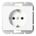 Gniazdo pojedyncze p/t 2P+Z Schuko Onyx, 16A, 250V, PT-17O, biały Gniazdo pojedyncze p/t 2P+Z Schuko Onyx, 16A, 250V, PT-17O, biały