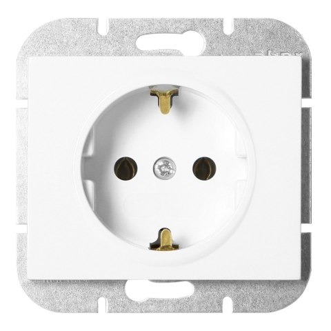 Gniazdo pojedyncze p/t 2P+Z Schuko Onyx, 16A, 250V, PT-17O, biały Gniazdo pojedyncze p/t 2P+Z Schuko Onyx, 16A, 250V, PT-17O, biały