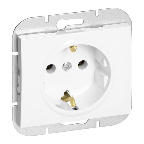 Gniazdo pojedyncze p/t 2P+Z Schuko Onyx, 16A, 250V, PT-17O, biały Gniazdo pojedyncze p/t 2P+Z Schuko Onyx, 16A, 250V, PT-17O, biały