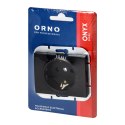 Gniazdo pojedyncze p/t 2P+Z Schuko Onyx, 16A, 250V, PT-17O, czarny