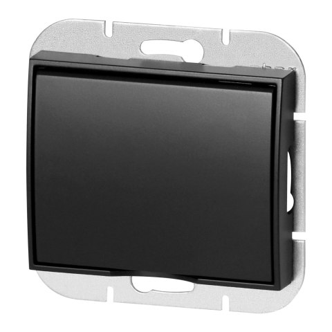 Gniazdo pojedyncze p/t 2P+Z bryzgoszczelne z klapką Onyx, 16A, 250V, PT-16OH, czarny Gniazdo pojedyncze p/t 2P+Z bryzgoszczelne z klapką Onyx, 16A, 250V, PT-16OH, czarny