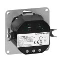 Gniazdo pojedyncze p/t 2P+Z z ładowarką Pearl, 16A, 250V, PT-16P/USB, czarny