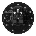 Hermetyczne gniazdo elektryczne okrągłe, IP55, 1x2P+Z(French), czarne