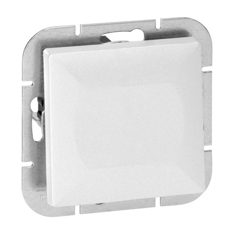Łącznik jednobiegunowy p/t z podświeleniem Pearl, 10A, 250V, WP-1P/S, biały Łącznik jednobiegunowy p/t z podświeleniem Pearl, 10A, 250V, WP-1P/S, biały