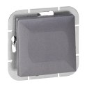 Łącznik krzyżowy p/t Pearl, 10A, 250V, WP-8P, antracyt