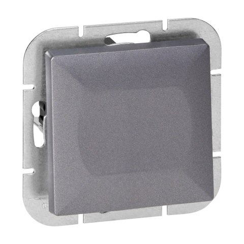 Łącznik krzyżowy p/t Pearl, 10A, 250V, WP-8P, antracyt Łącznik krzyżowy p/t Pearl, 10A, 250V, WP-8P, antracyt