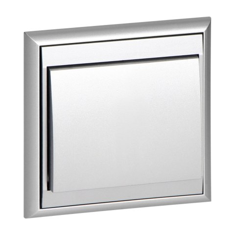 Łącznik p/t jednobiegunowy Luna, 10A, 250V, WP-1L, srebrny Łącznik p/t jednobiegunowy Luna, 10A, 250V, WP-1L, srebrny