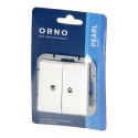 Łącznik roletowy p/t Pearl, 10A, 250V, WP-10P, biały