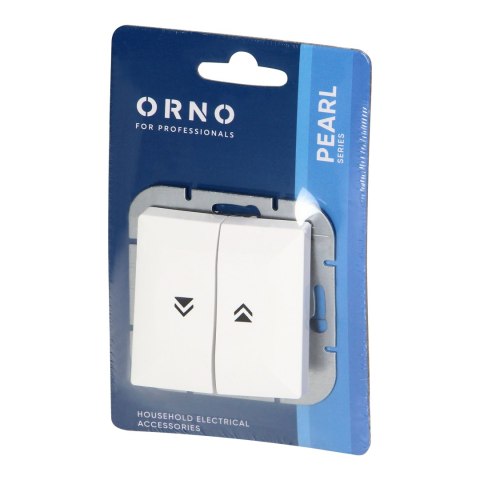 Łącznik roletowy p/t Pearl, 10A, 250V, WP-10P, biały Łącznik roletowy p/t Pearl, 10A, 250V, WP-10P, biały