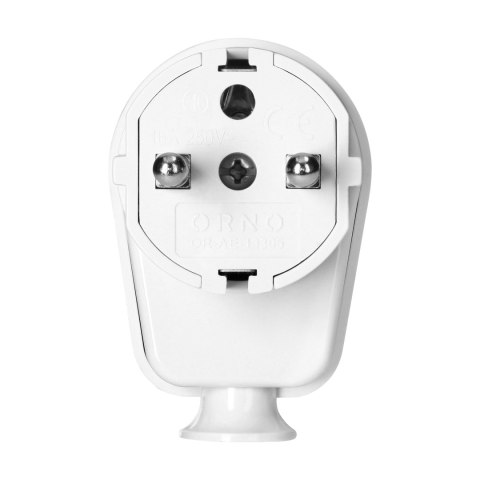Wtyczka kątowa Uni-Schuko 16A, 230V, biała Wtyczka kątowa Uni-Schuko 16A, 230V, biała