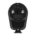 Wtyczka kątowa Uni-Schuko 16A, 230V, czarna