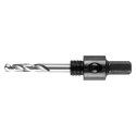 Adapter z wiertłem pilotującym do otwornic bi-metalowych 14-30 mm, Hex
