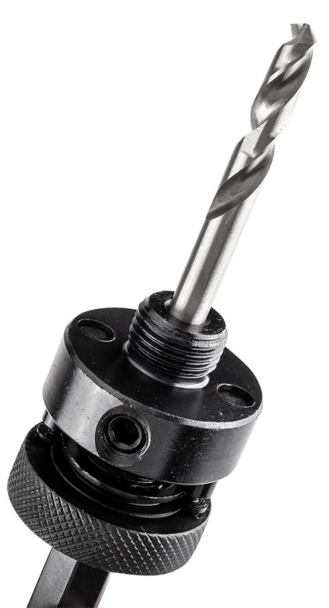 Adapter z wiertłem pilotującym do otwornic bi-metalowych 32-152 mm, Hex Adapter z wiertłem pilotującym do otwornic bi-metalowych 32-152 mm, Hex