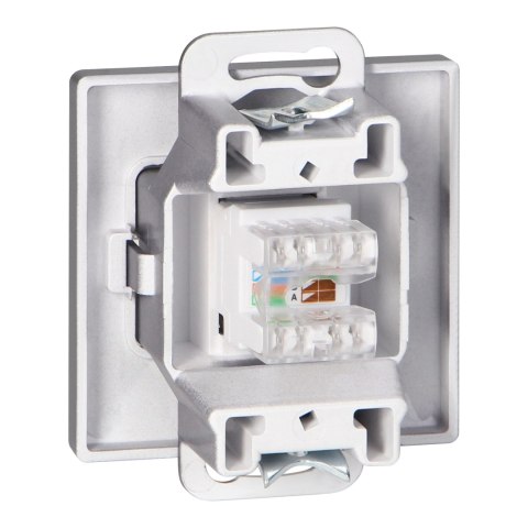 Gniazdo 1xRJ45 Cat5 Pearl, RJ45-5CAT/P1, antracyt Gniazdo 1xRJ45 Cat5 Pearl, RJ45-5CAT/P1, antracyt