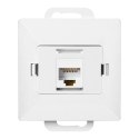 Gniazdo 1xRJ45 Cat5 Pearl, RJ45-5CAT/P1, biały