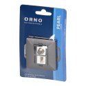 Gniazdo pojed. typu F + Gniazdo 1xRJ45 Cat6 Pearl, TV/F+RJ45/P, antracyt Gniazdo pojed. typu F + Gniazdo 1xRJ45 Cat6 Pearl, TV/F+RJ45/P, antracyt