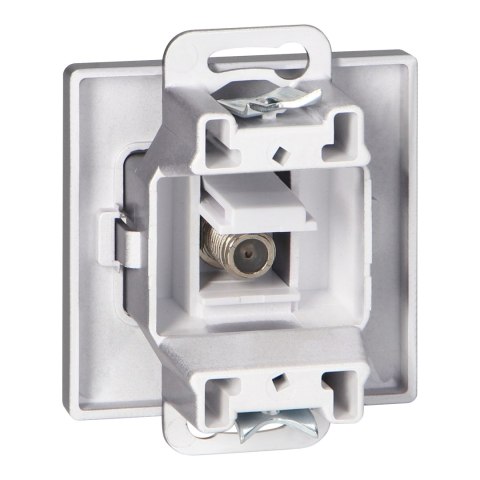Gniazdo pojed. typu F Pearl, TV/F-F1/P1, antracyt Gniazdo pojed. typu F Pearl, TV/F-F1/P1, antracyt