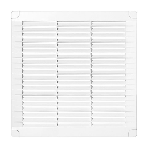 Kratka z zaślepkami 250x250, biała Kratka z zaślepkami 250x250, biała