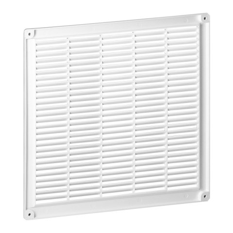 Kratka z zaślepkami 300x300, biała Kratka z zaślepkami 300x300, biała