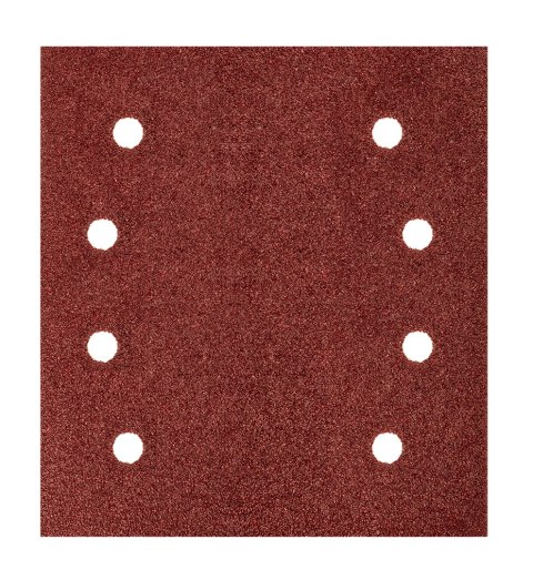 Papiery ścierne na rzep, kwadrat 113 x 113 mm, P80, 5 szt., z 8 otworami do 04-623 Papiery ścierne na rzep, kwadrat 113 x 113 mm, P80, 5 szt., z 8 otworami do 04-623