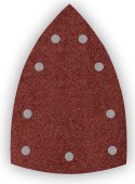 Papiery ścierne na rzep, żelazko 100 x 147 mm, P80, 5 szt., z 9 otworami do 04-623