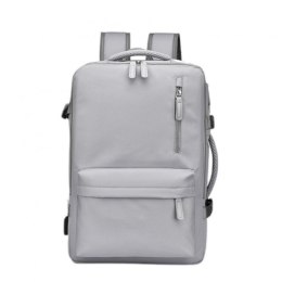 Plecak podróżny, kabinowy do samolotu, wodoodporny z USB, 44x30x16/26cm PL173