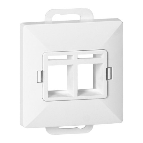 Płytka czołowa + 2xRJ45 Pearl, PC+ARJ45/P2, biały Płytka czołowa + 2xRJ45 Pearl, PC+ARJ45/P2, biały