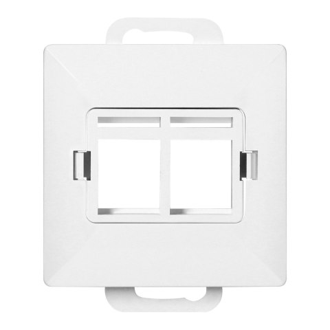 Płytka czołowa + 2xRJ45 Pearl, PC+ARJ45/P2, biały Płytka czołowa + 2xRJ45 Pearl, PC+ARJ45/P2, biały