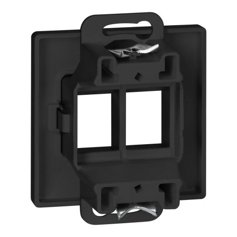 Płytka czołowa + 2xRJ45 Pearl, PC+ARJ45/P2, czarny Płytka czołowa + 2xRJ45 Pearl, PC+ARJ45/P2, czarny