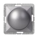 Ściemniacz obrotowy LED Pearl, 230V, 50Hz, Pmin:3W, Pmax:35W, SO-1P/LED, antracyt