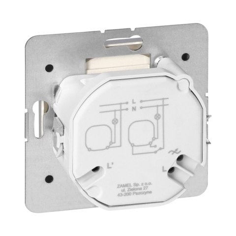 Ściemniacz obrotowy LED Pearl, 230V, 50Hz, Pmin:3W, Pmax:35W, SO-1P/LED, antracyt Ściemniacz obrotowy LED Pearl, 230V, 50Hz, Pmin:3W, Pmax:35W, SO-1P/LED, antracyt