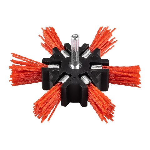 Szczotka nylonowa, tarczowa, 100 mm, z trzpieniem 6 mm Szczotka nylonowa, tarczowa, 100 mm, z trzpieniem 6 mm