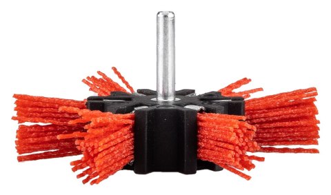 Szczotka nylonowa, tarczowa, 100 mm, z trzpieniem 6 mm Szczotka nylonowa, tarczowa, 100 mm, z trzpieniem 6 mm