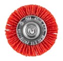 Szczotka nylonowa tarczowa 50 mm, z trzpieniem 6 mm