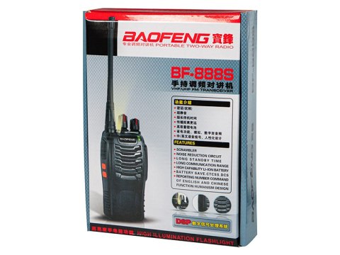 24-928# Radiotelefon pmr bf-888s 2w 2szt baofeng 24-928# Radiotelefon pmr bf-888s 2w 2szt baofeng