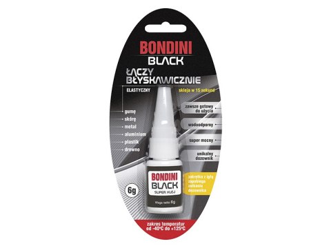 52-162# Bondini - klej bondini plus czarny 6g 52-162# Bondini - klej bondini plus czarny 6g