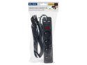 98-778# Przedłużacz sieciowy pr-470wsp/usb 4-gniazda+usb z uziemieniem+wyłącznik 3m czarny 3x1,5mm