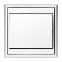 Łącznik krzyżowy p/t Luna, 10A, 250V, WP-8L, biały