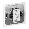 Łącznik krzyżowy p/t Luna, 10A, 250V, WP-8L, biały