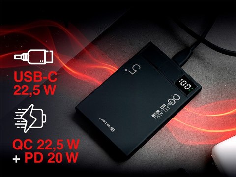 Power bank TRACER AirMag1 5000mAh PD20W+15W Mag Power bank TRACER AirMag1 5000mAh PD20W+15W Mag