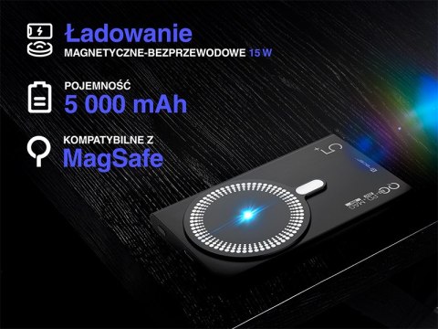 Power bank TRACER AirMag2 5000mAh PD20W+15W Mag Power bank TRACER AirMag2 5000mAh PD20W+15W Mag