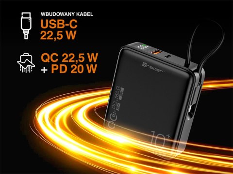 Power bank TRACER Scout 10000mAh MAG+PD+QC Power bank TRACER Scout 10000mAh MAG+PD+QC
