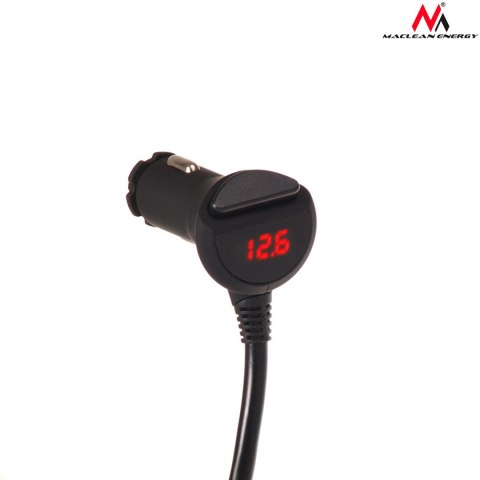 Rozdzielacz gniazda zapalniczki samochodowej Maclean, woltomierz, 3 gniazda zapalniczki, 4xUSB, 4.8A, max 120W, czarny, gumowany Rozdzielacz gniazda zapalniczki samochodowej Maclean, woltomierz, 3 gniazda zapalniczki, 4xUSB, 4.8A, max 120W, czarny, gumowany